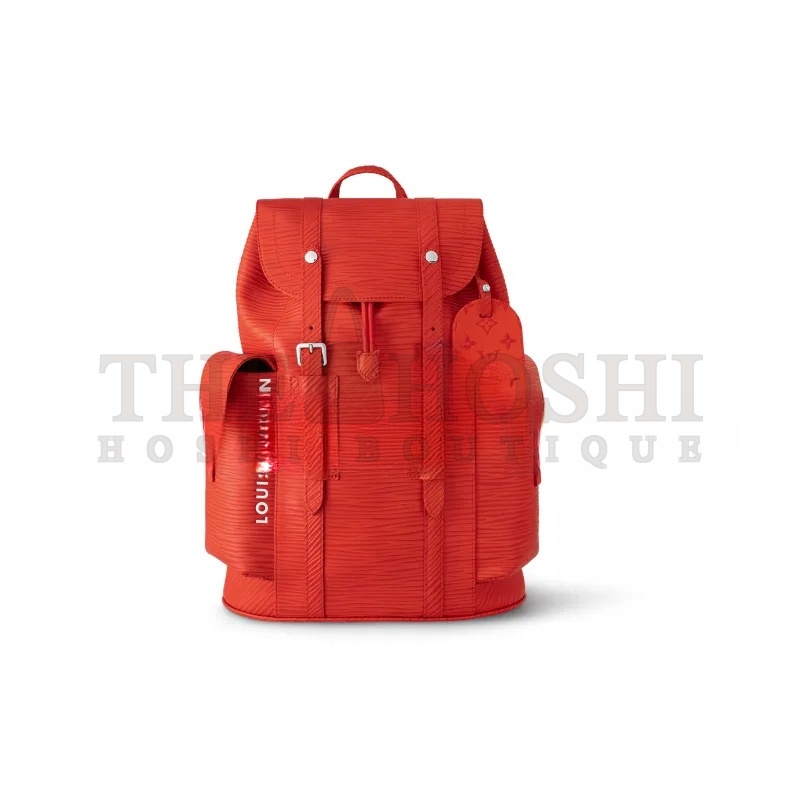 L0vis Vvtt0n CHRISTOPHER MM VERMILLION RED M23764 (44*38*21cm) Master Quality