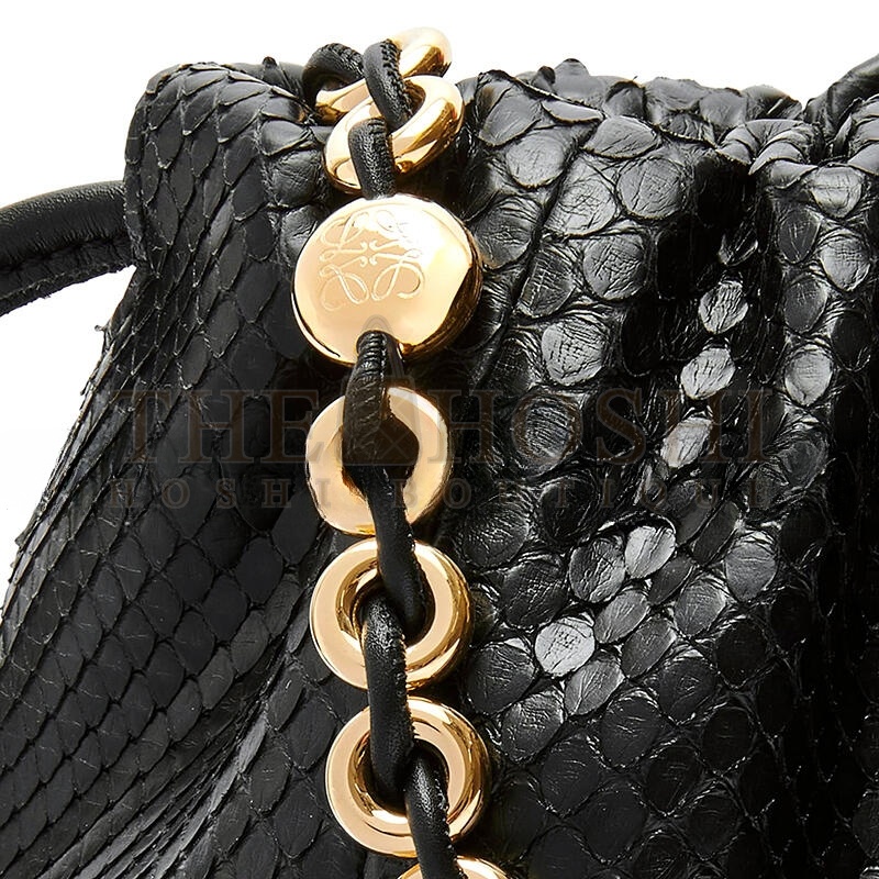 L0ew* MEDIUM FLAMENCO PURSE IN SNAKESKIN 012403-054 (30*20*10.5cm) Master Quality