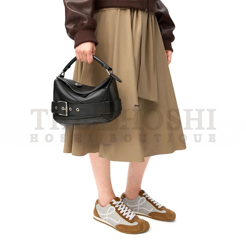 L0ew* SMALL PUZZLE BIKER BAG IN SHINY CALFSKIN A510S21XC7 (24*16.5*10.5cm) Master Quality