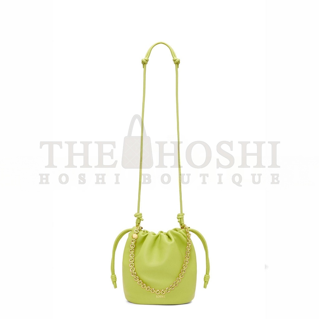 L0ew* FLAMENCO PURSE BUCKET IN MELLOW NAPPA LAMBSKIN A411FPBX02-8524 (32*24*17cm) Master Quality