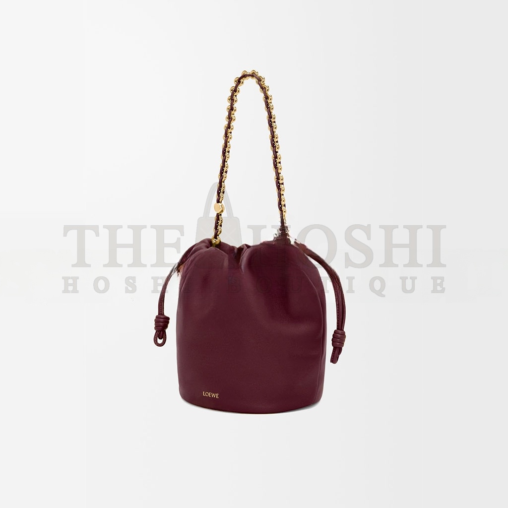 L0ew* FLAMENCO PURSE BUCKET IN MELLOW NAPPA LAMBSKIN 0011054665 (32*24*17cm) Master Quality