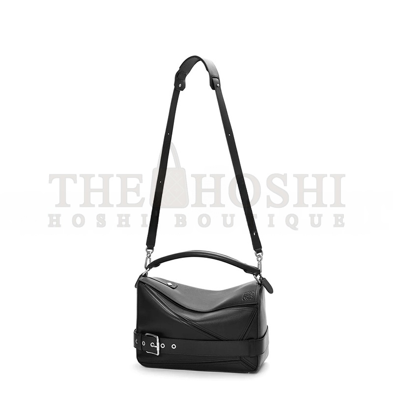 L0ew* LARGE PUZZLE BIKER BAG IN SHINY CALFSKIN B510BP1X01 (33*21.5*14.7cm) Master Quality