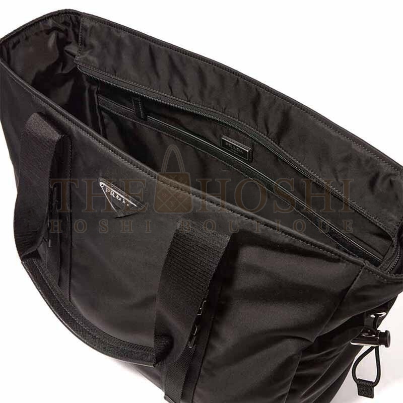 Pra*a TRIANGLE LOGO TOTE BAG IN NYLON 2VG042 (40*34*16cm) Master Quality