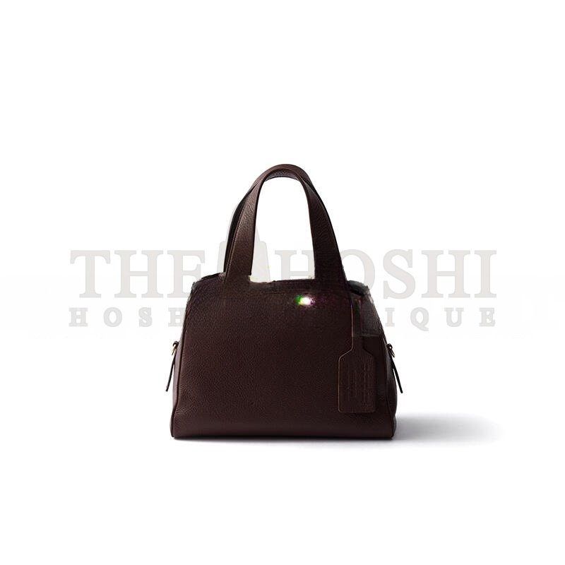 Pra*a MEDIUM LEATHER TOP-HANDLE BAG 1BB149 (28*20*13cm) Master Quality