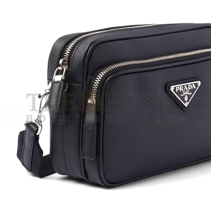 Pra*a SAFFIANO LEATHER SHOULDER BAG 2VH170 (20*13.5*7cm) Master Quality