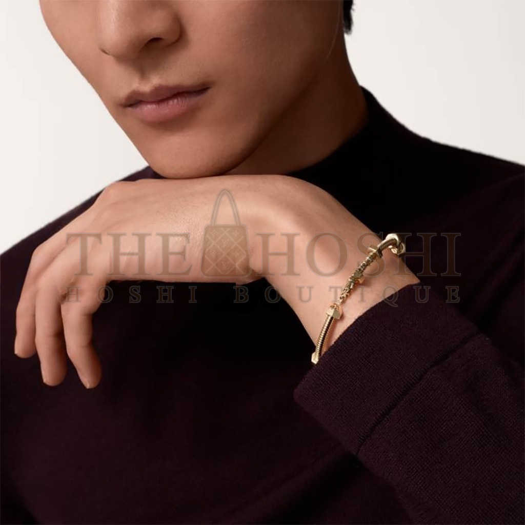 Ca*t1er ECROU YELLOW GOLD DE Ca*t1er BRACELET B6063817 Master Quality
