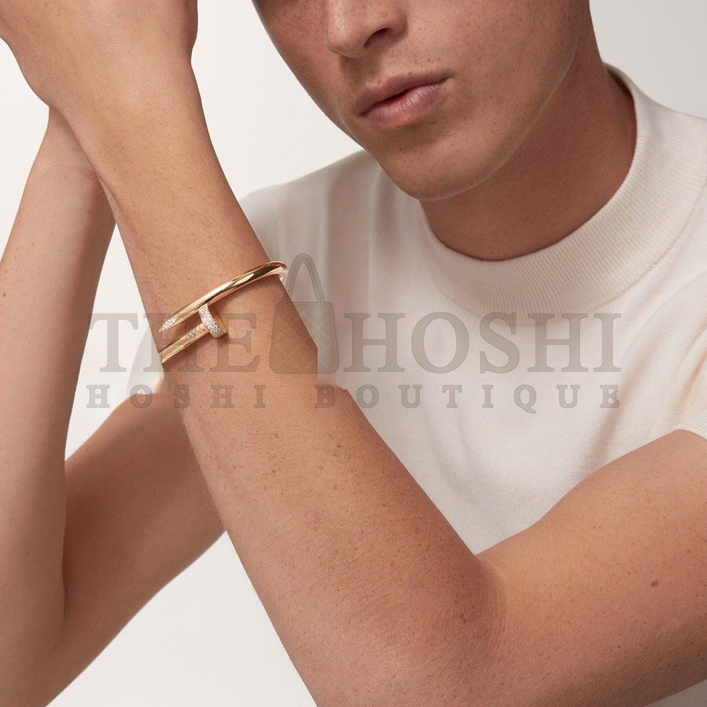 Ca*t1er JUSTE UN CLOU BRACELET, MEDIUM MODEL N6721517 Master Quality