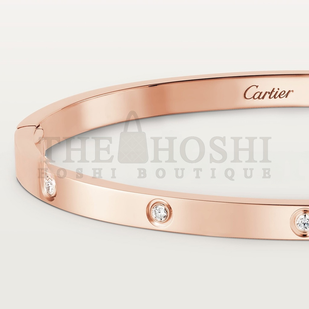 Ca*t1er  LOVE BRACELET, SMALL MODEL, 10 D1am0ndS  B6047917 Master Quality