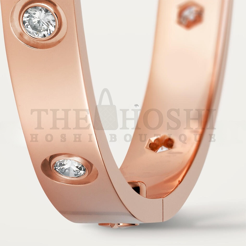 Ca*t1er LOVE BRACELET, 10 D1am0ndS B6070217 Master Quality