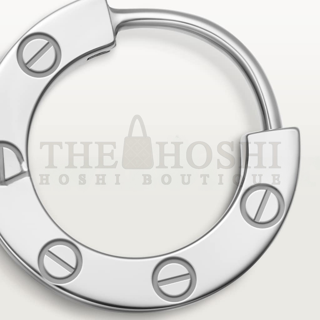 Ca*t1er LOVE 18K WHITE GOLD, D1am0nd EARRING, PAVED WITH D1am0ndS B8301424 Master Quality