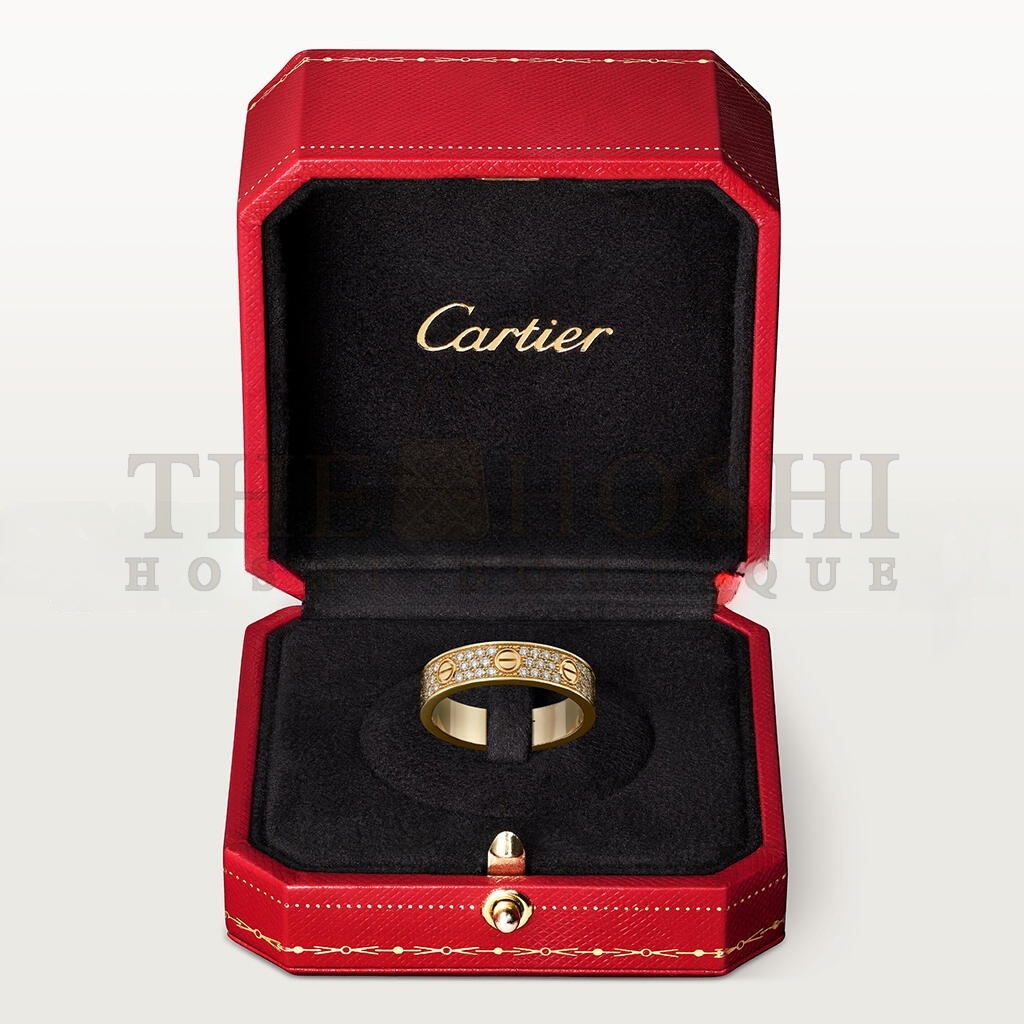 Ca*t1er LOVE WEDDING BAND, D1am0nd-PAVED B4083300 Master Quality