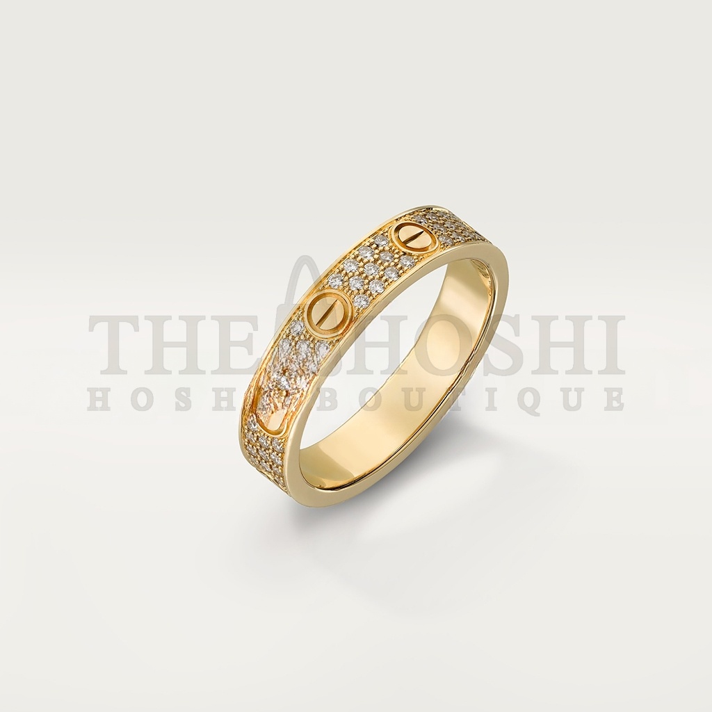 Ca*t1er LOVE WEDDING BAND, D1am0nd-PAVED B4083300 Master Quality
