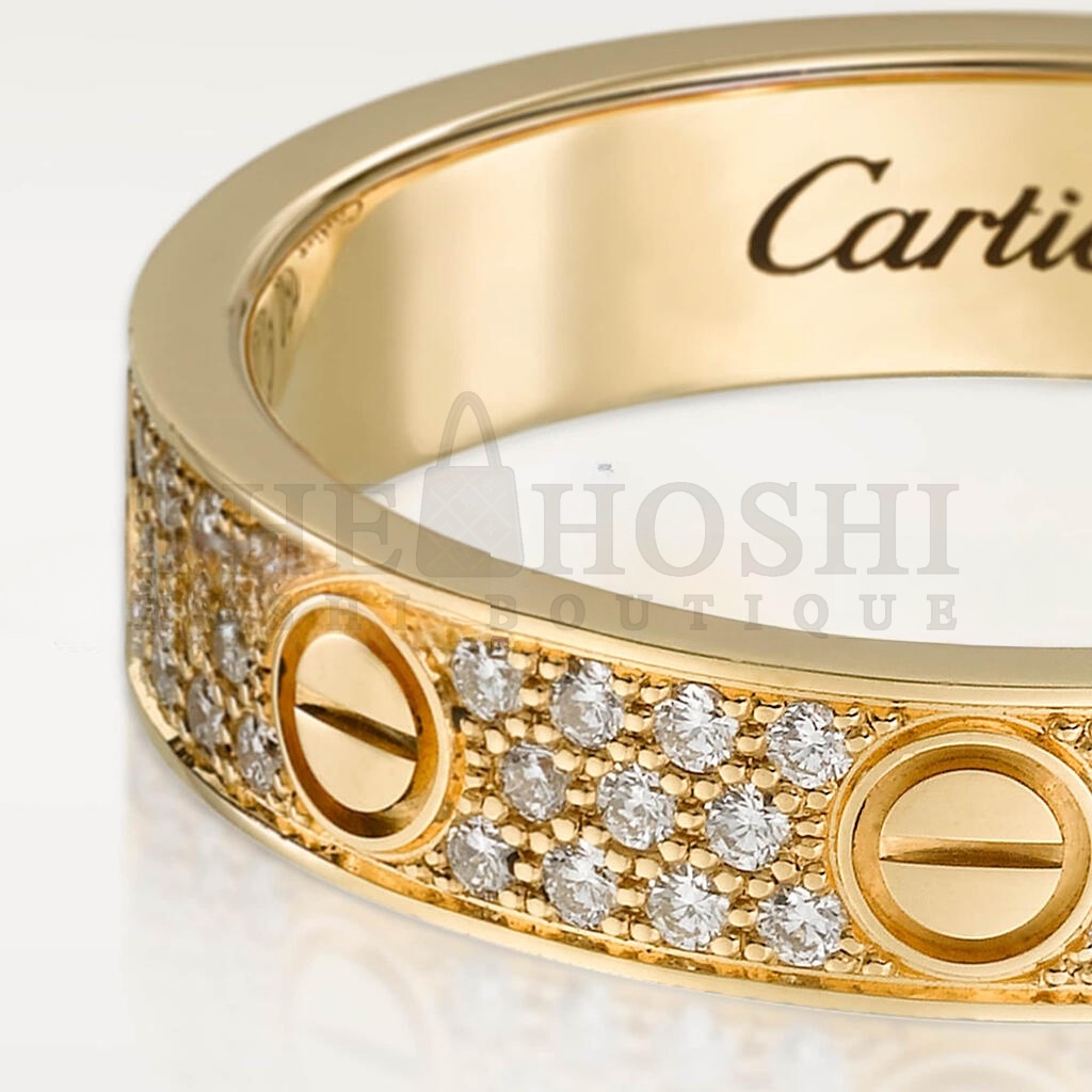 Ca*t1er LOVE WEDDING BAND, D1am0nd-PAVED B4083300 Master Quality