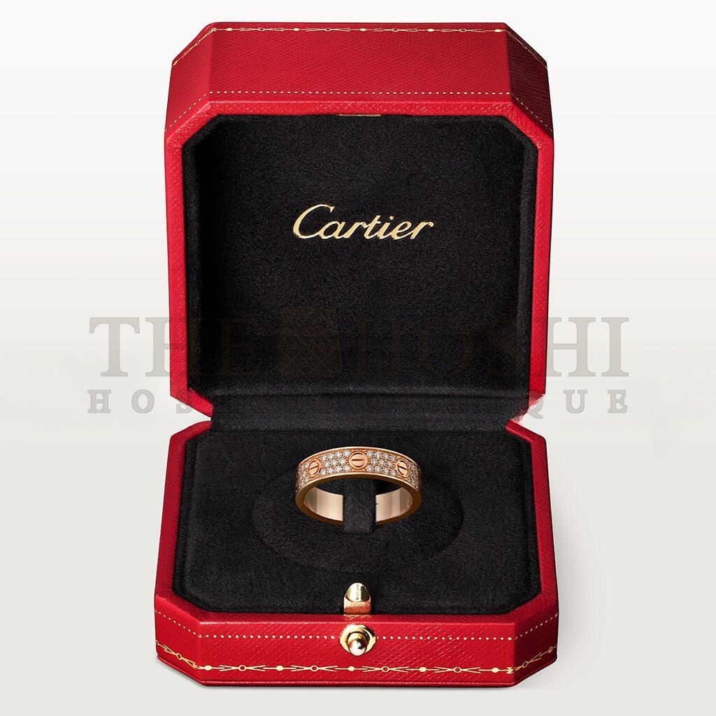 Ca*t1er LOVE WEDDING BAND, D1am0nd-PAVED B4085800 Master Quality