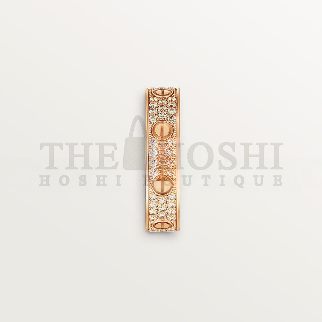 Ca*t1er LOVE WEDDING BAND, D1am0nd-PAVED B4085800 Master Quality