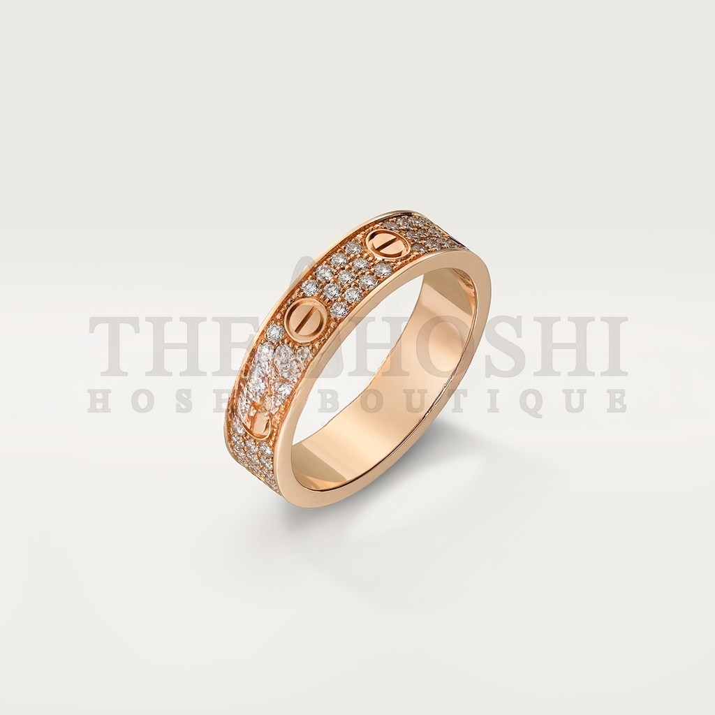Ca*t1er LOVE WEDDING BAND, D1am0nd-PAVED B4085800 Master Quality