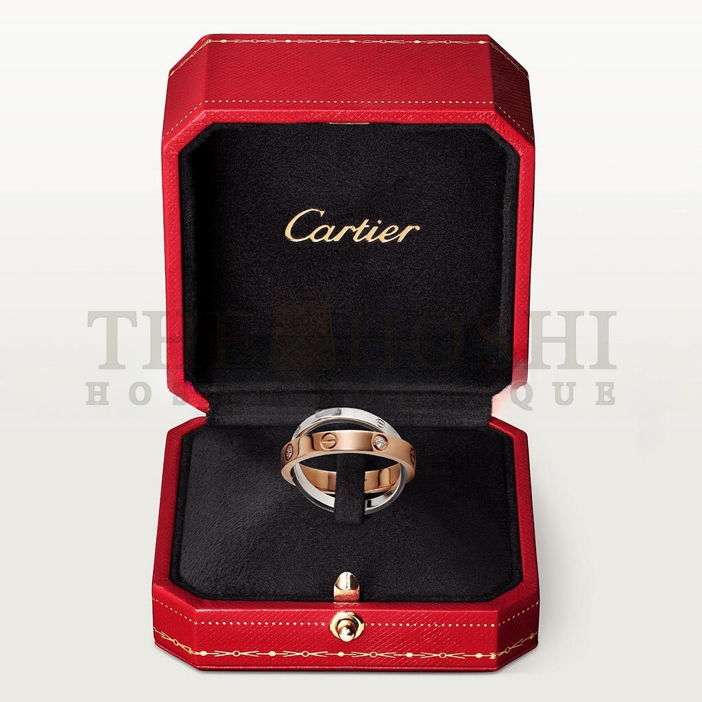 Ca*t1er LOVE RING, 6 D1am0ndS B4094300 Master Quality