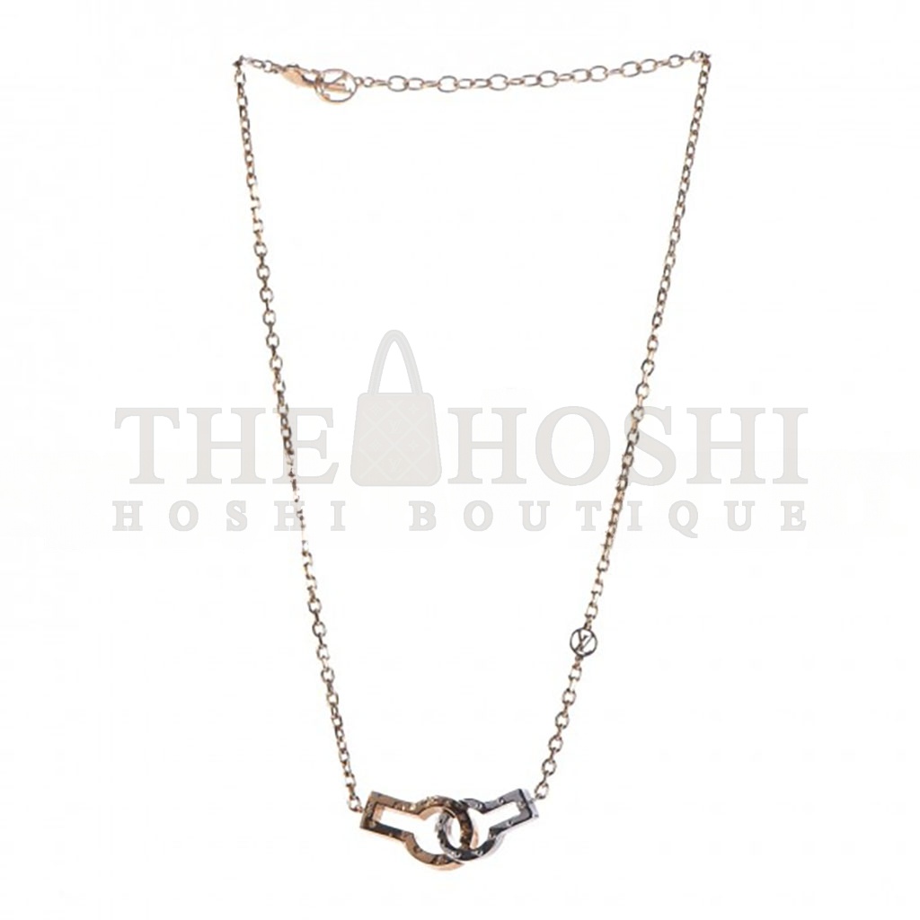 L0vis Vvtt0n TWIN LOCKS S*pPLE NECKLACE M64887 Master Quality