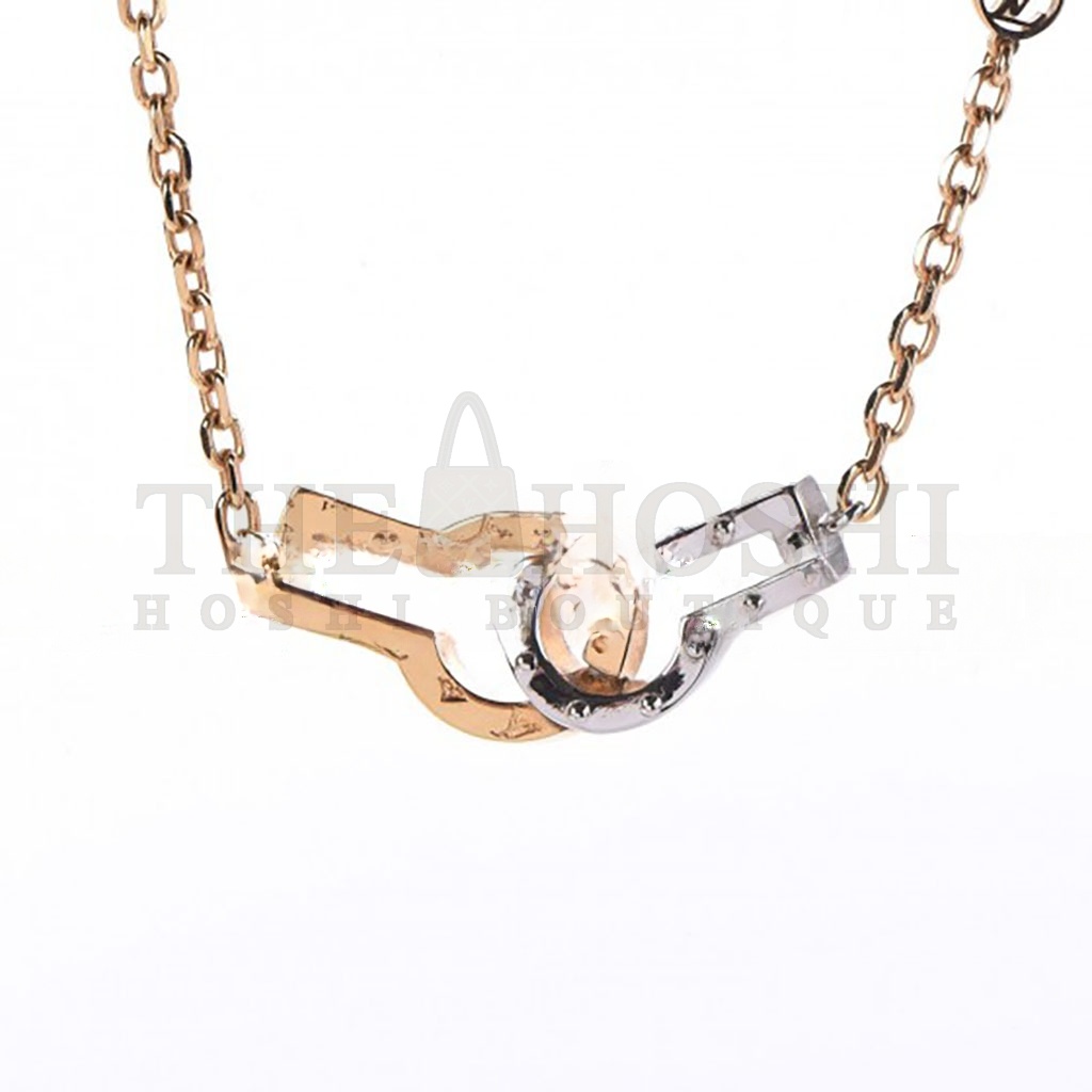 L0vis Vvtt0n TWIN LOCKS S*pPLE NECKLACE M64887 Master Quality