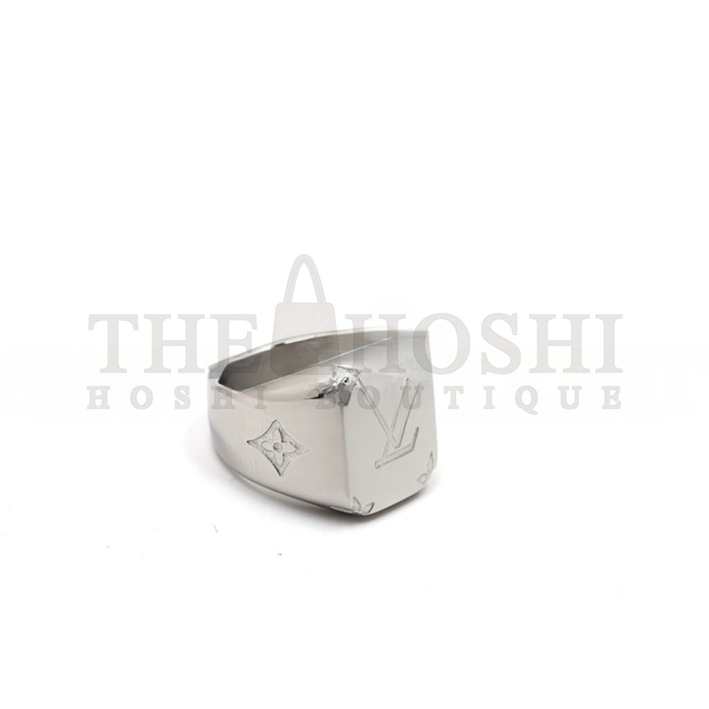 L0vis Vvtt0n RING SIGNET LV SILVER METAL M62488 Master Quality
