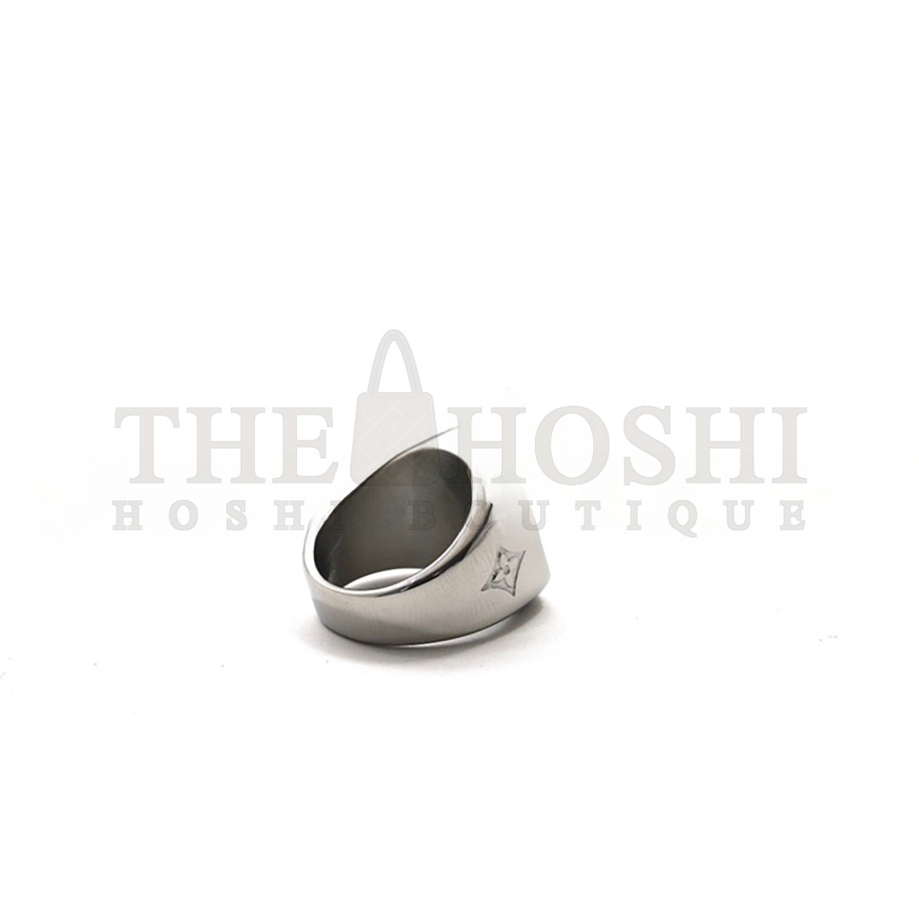 L0vis Vvtt0n RING SIGNET LV SILVER METAL M62488 Master Quality