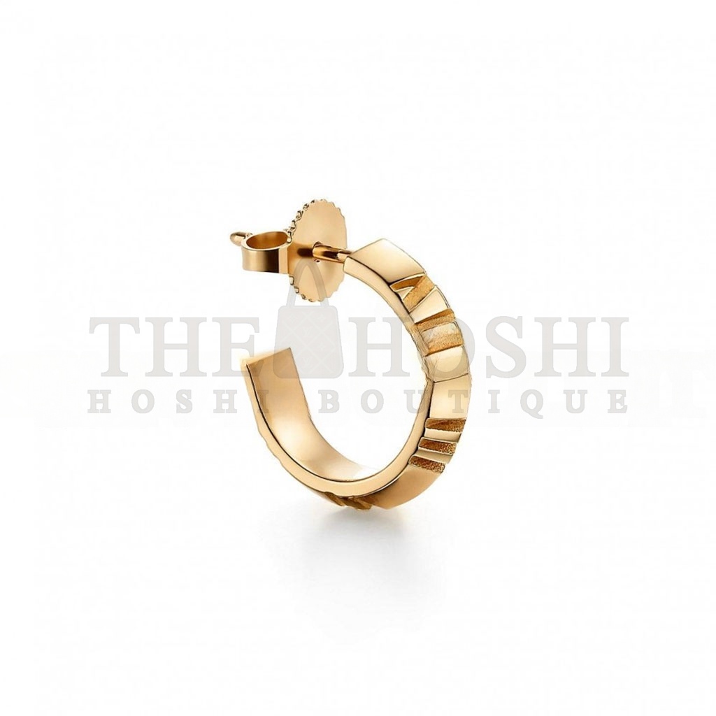 T*f*ny&amp;CO.ATLAS® X HOOP EARRINGS IN YELLOW GOLD, SMALL 67786181 Master Quality